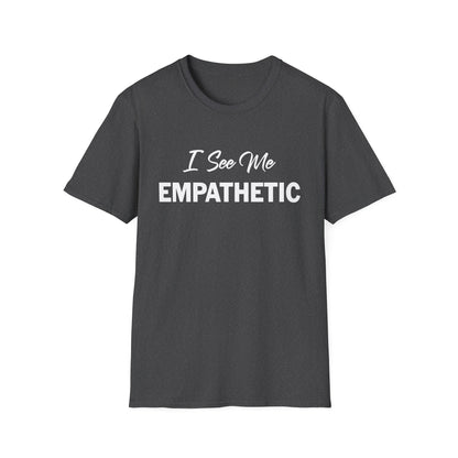 Amputee Humor, Limb Loss Awareness Tee,   I See Me Empathetic V1 Blk Print