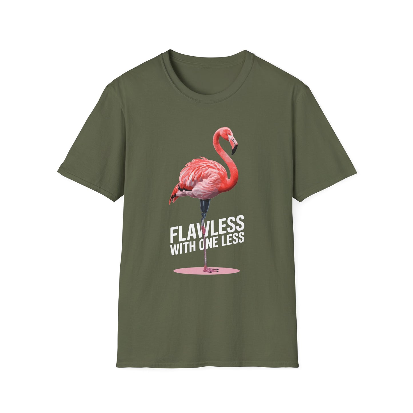 Amputee Humor, Limb Loss Awareness Tee,   Flaming Teeb