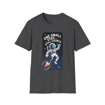 Amputee Humor, Limb Loss Awareness Tee,   One Small Step Still V2