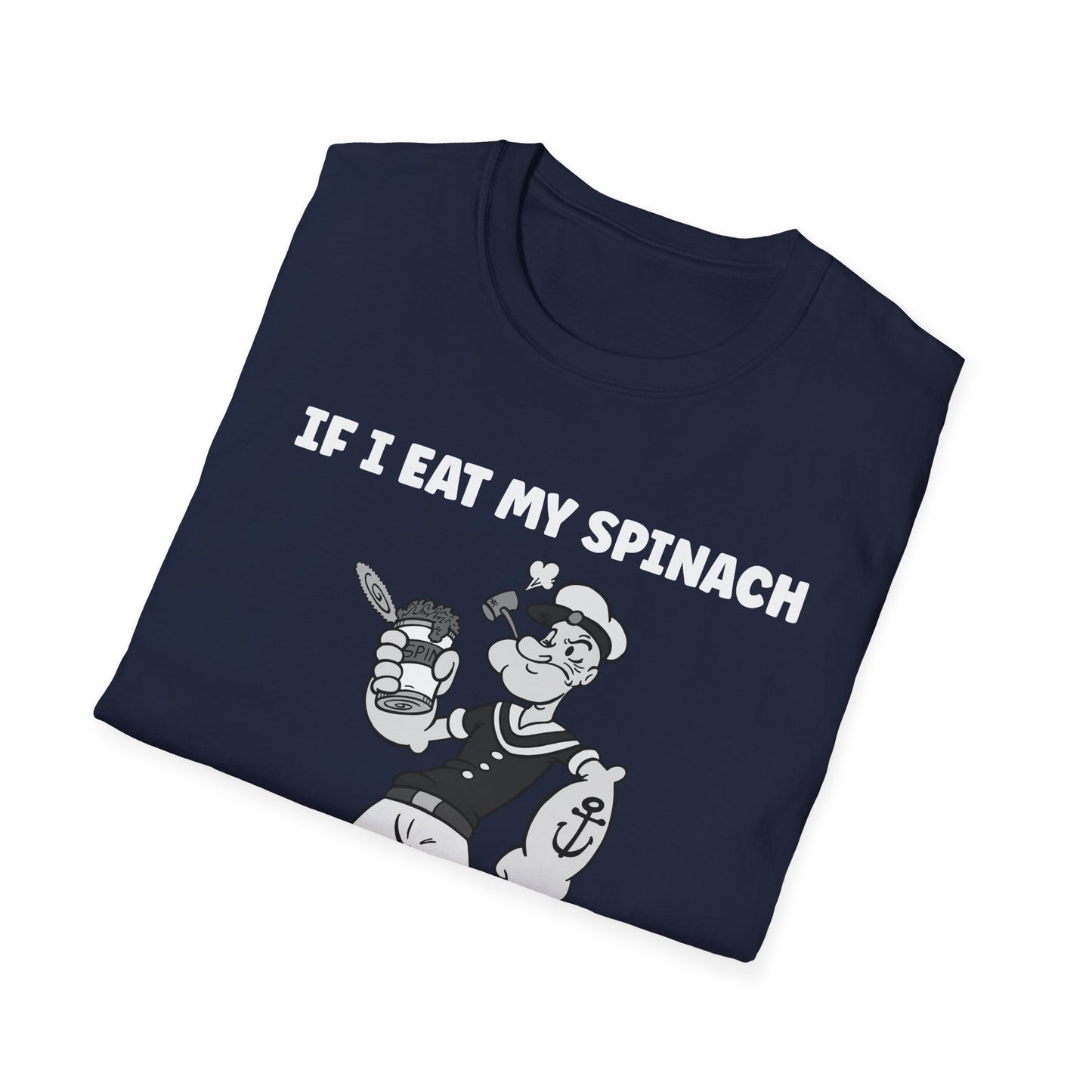 Amputee Humor, Limb Loss Awareness Tee,   Popeye V1b 4500 5100 Print
