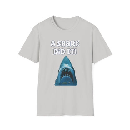 Amputee Humor, Limb Loss Awareness Tee,   A Shark Did It V2 Tank Top Print
