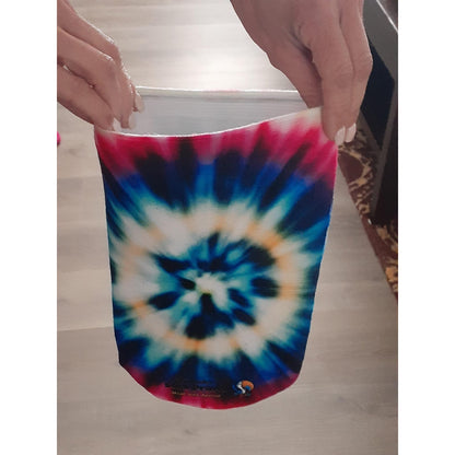 Tie Dye Blue White Red V1