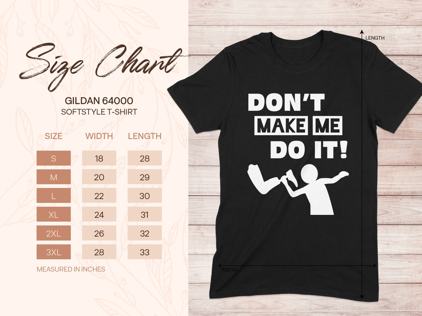 Amputee Personailzed Shirt | Don't Make Me Do It T-Shirt | Customizable Text Funny Tee