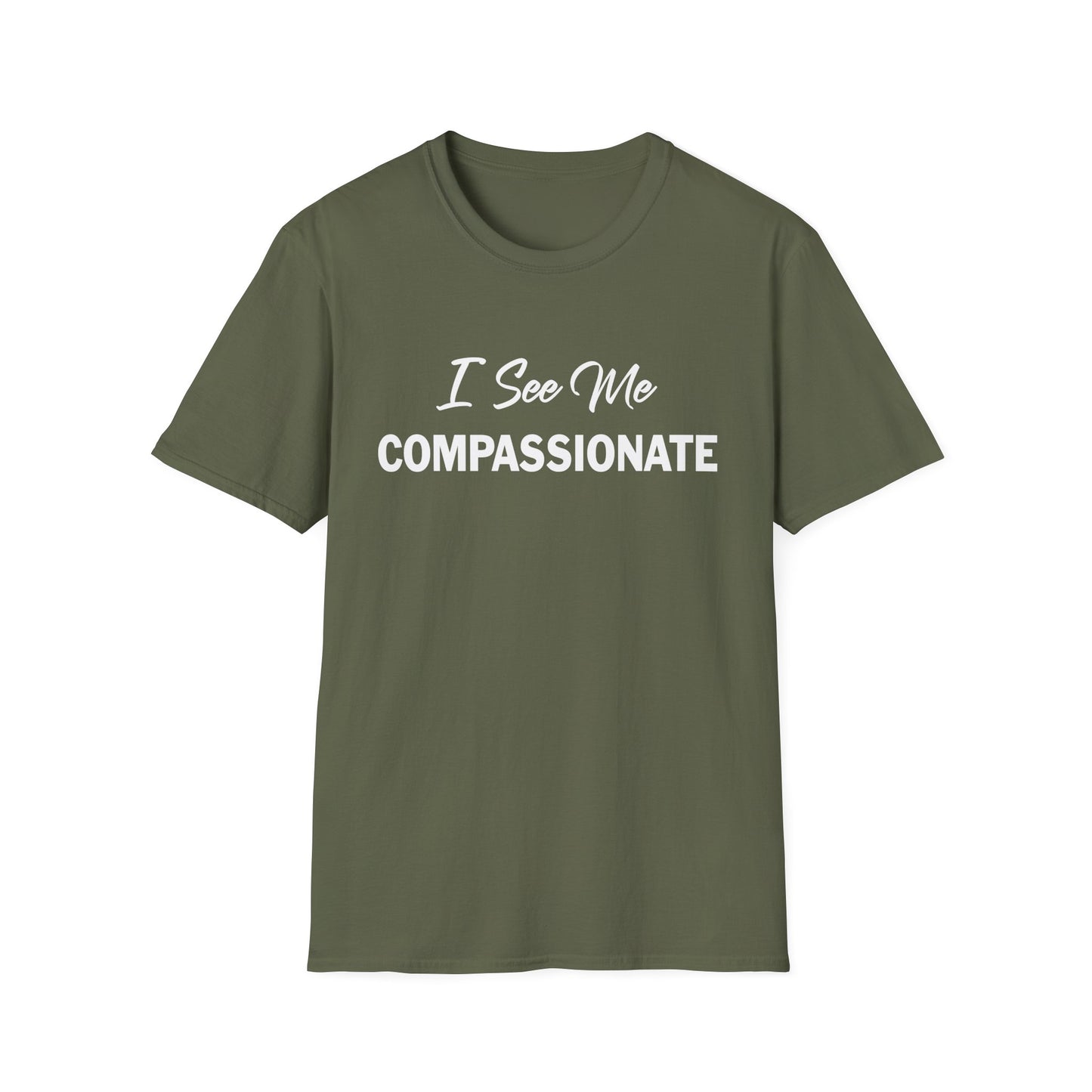Amputee Humor, Limb Loss Awareness Tee,   I See Me Compassionate V1 Blk Print