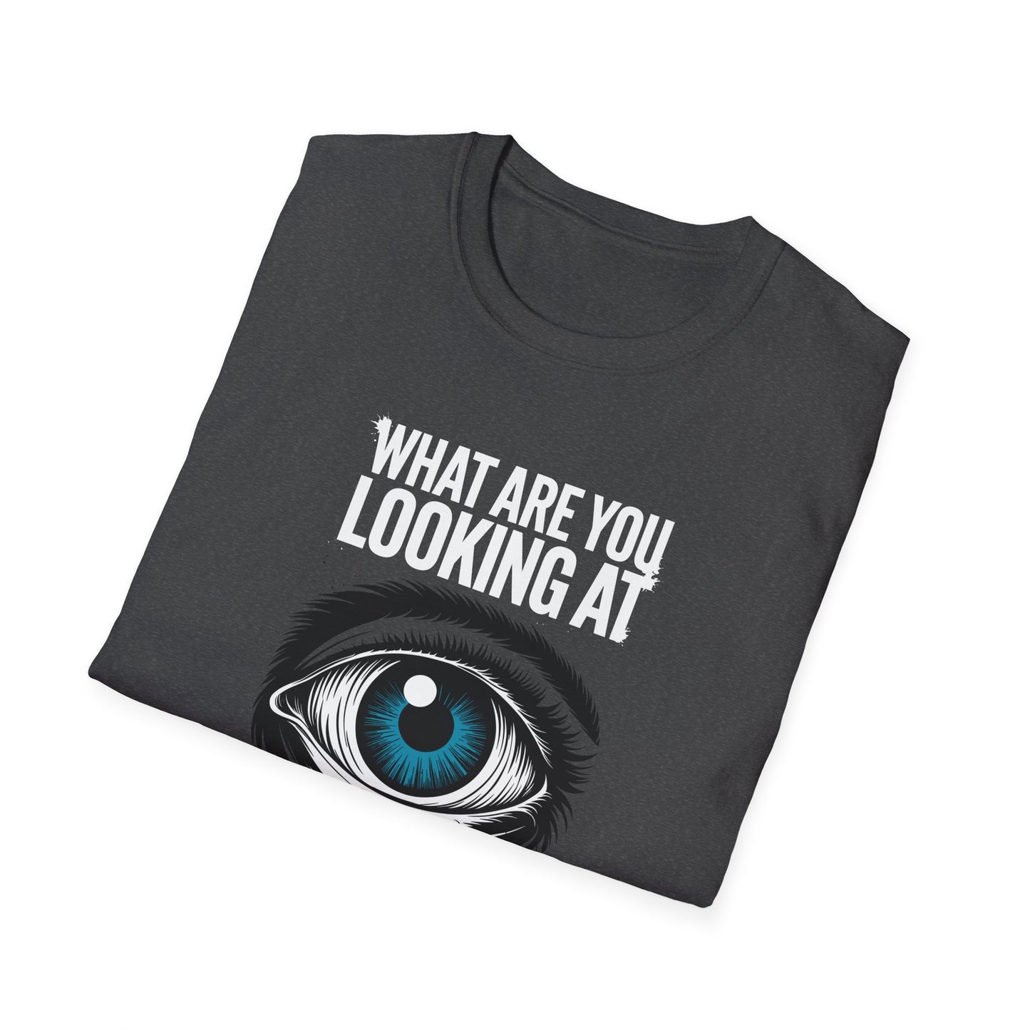 Amputee Humor, Limb Loss Awareness Tee,   What R U Looking At V15b Print