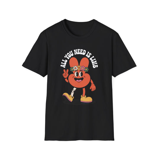 Amputee Humor, Limb Loss Awareness Tee,   Funny Amputee All You Need Is Limb V2b