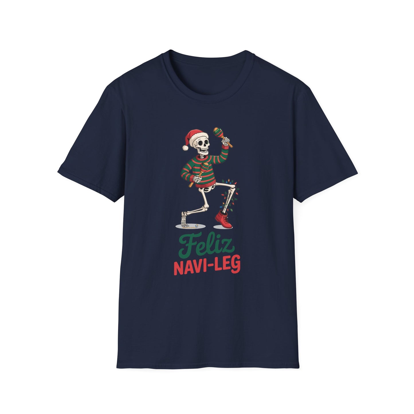 Amputee Humor, Limb Loss Awareness Tee,   Feliz Navi Leg V1