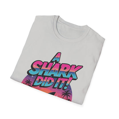 Amputee Humor, Limb Loss Awareness Tee,   A Shark Did It V4