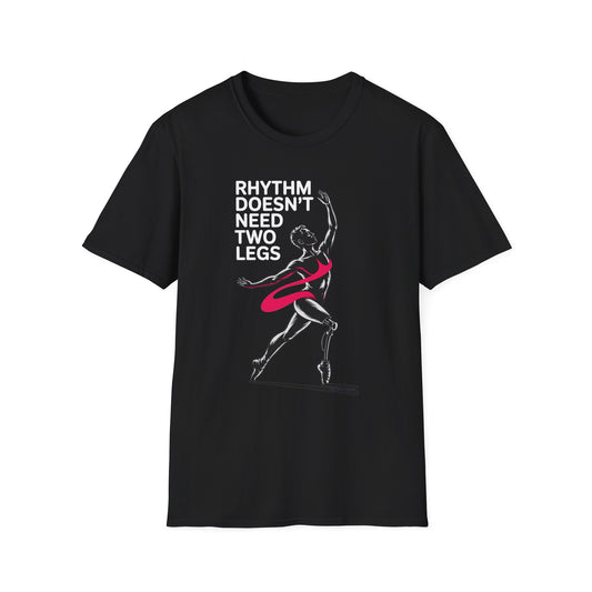 Amputee Humor, Limb Loss Awareness Tee,   Inspirational Amputee Dancer V2b