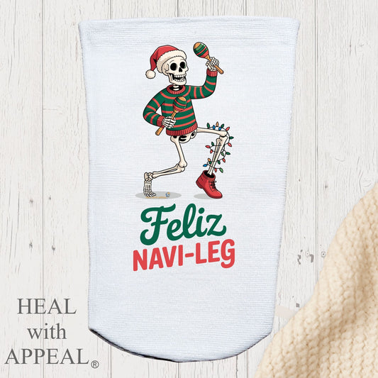 Amputee Sock, "Feliz Navi leg V2" 3ply Stump Sock