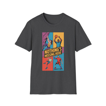 Amputee Humor, Limb Loss Awareness Tee,   Amputee Strong Nothing Missing V2