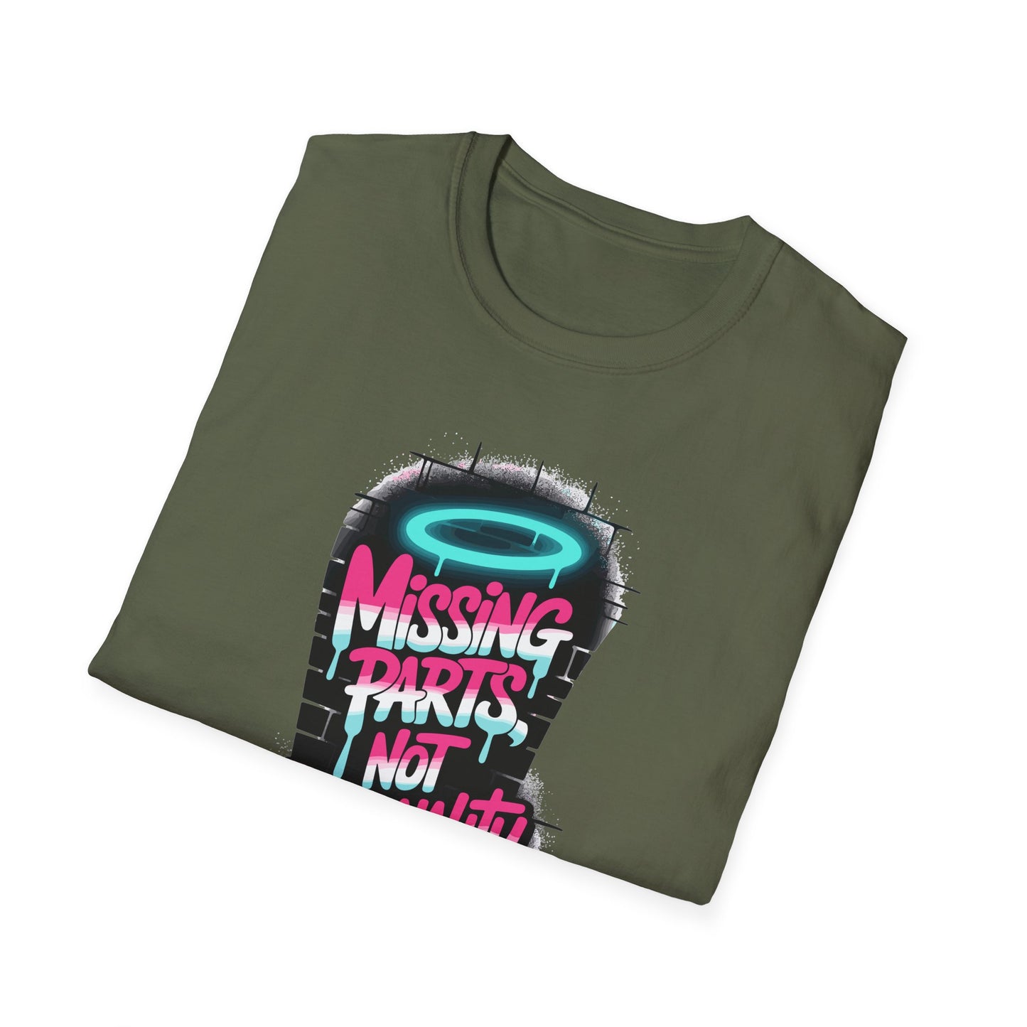 Amputee Humor, Limb Loss Awareness Tee,   Missing Parts Not Personality V3