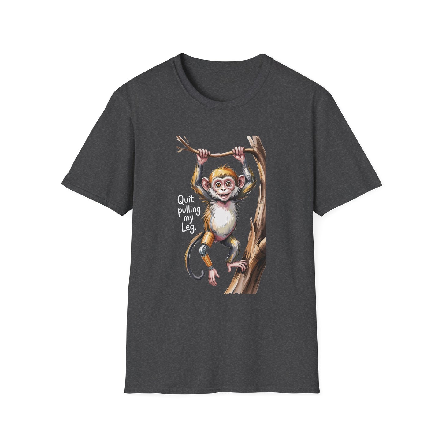 Amputee Humor, Limb Loss Awareness Tee,   Monkey Tee V3b