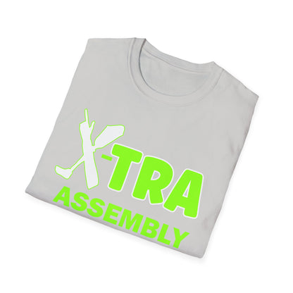 Amputee Humor, Limb Loss Awareness Tee,   Extra Assembly Required V1 Print Wm