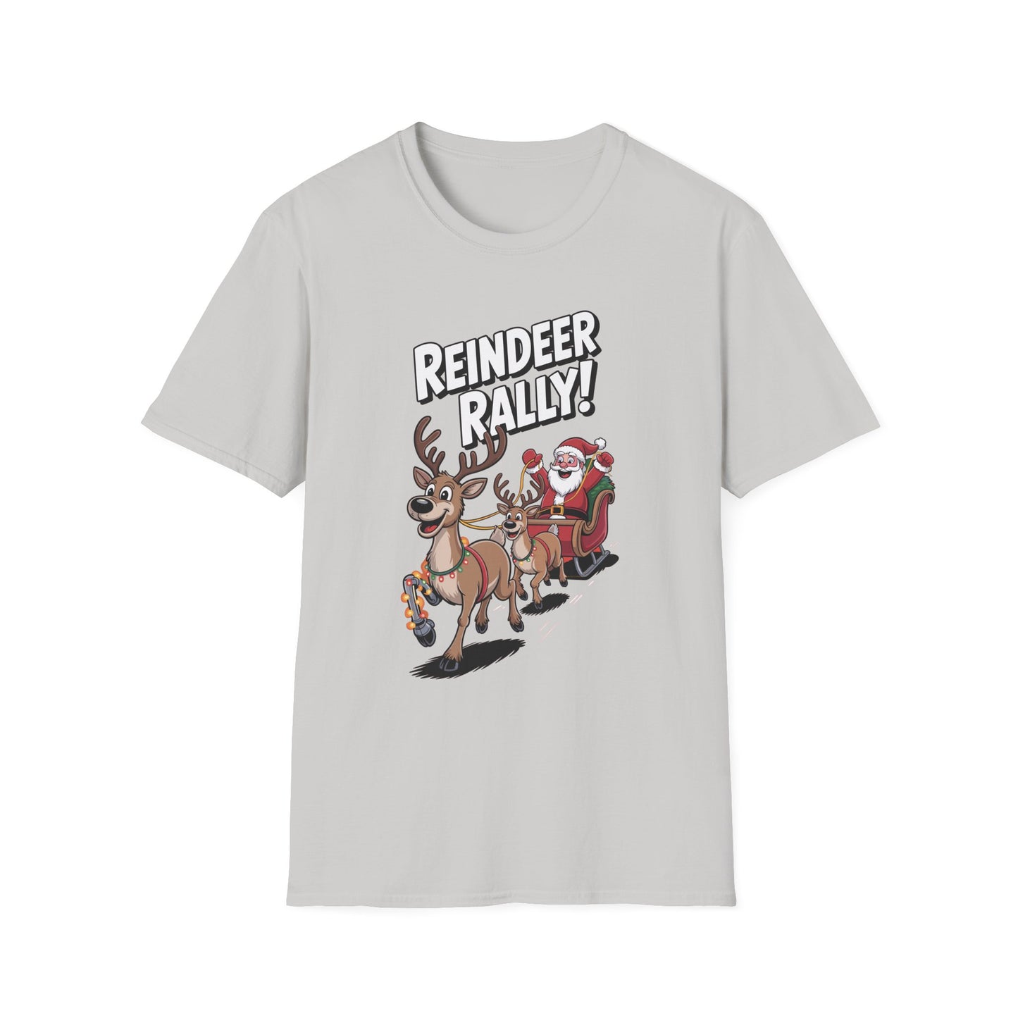Amputee Humor, Limb Loss Awareness Tee,   Reindeer Rally Leg V1