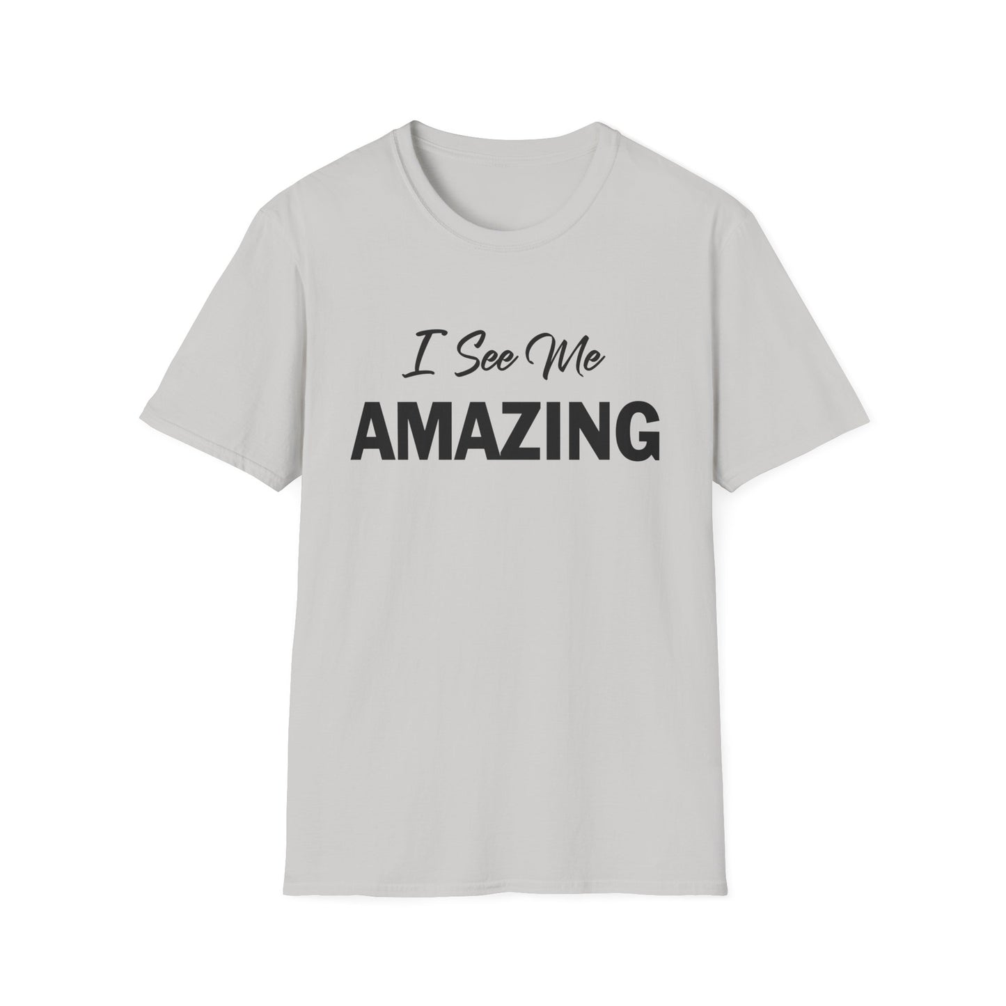 Amputee Humor, Limb Loss Awareness Tee,   I See Me Amazing V1 Blk Print