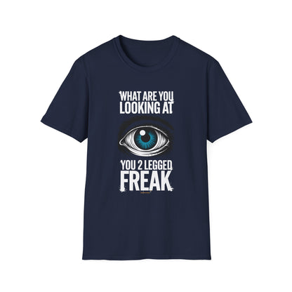 Amputee Humor, Limb Loss Awareness Tee,   What R U Looking At V15b Print