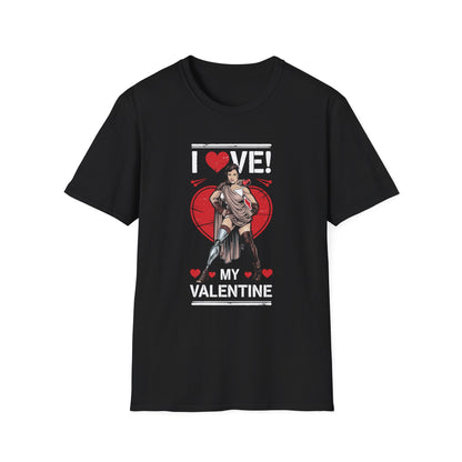 Amputee Humor, Limb Loss Awareness Tee,   I Love My Valentine V2b Print