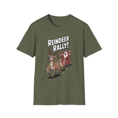 Amputee Humor, Limb Loss Awareness Tee,   Reindeer Rally Leg V1