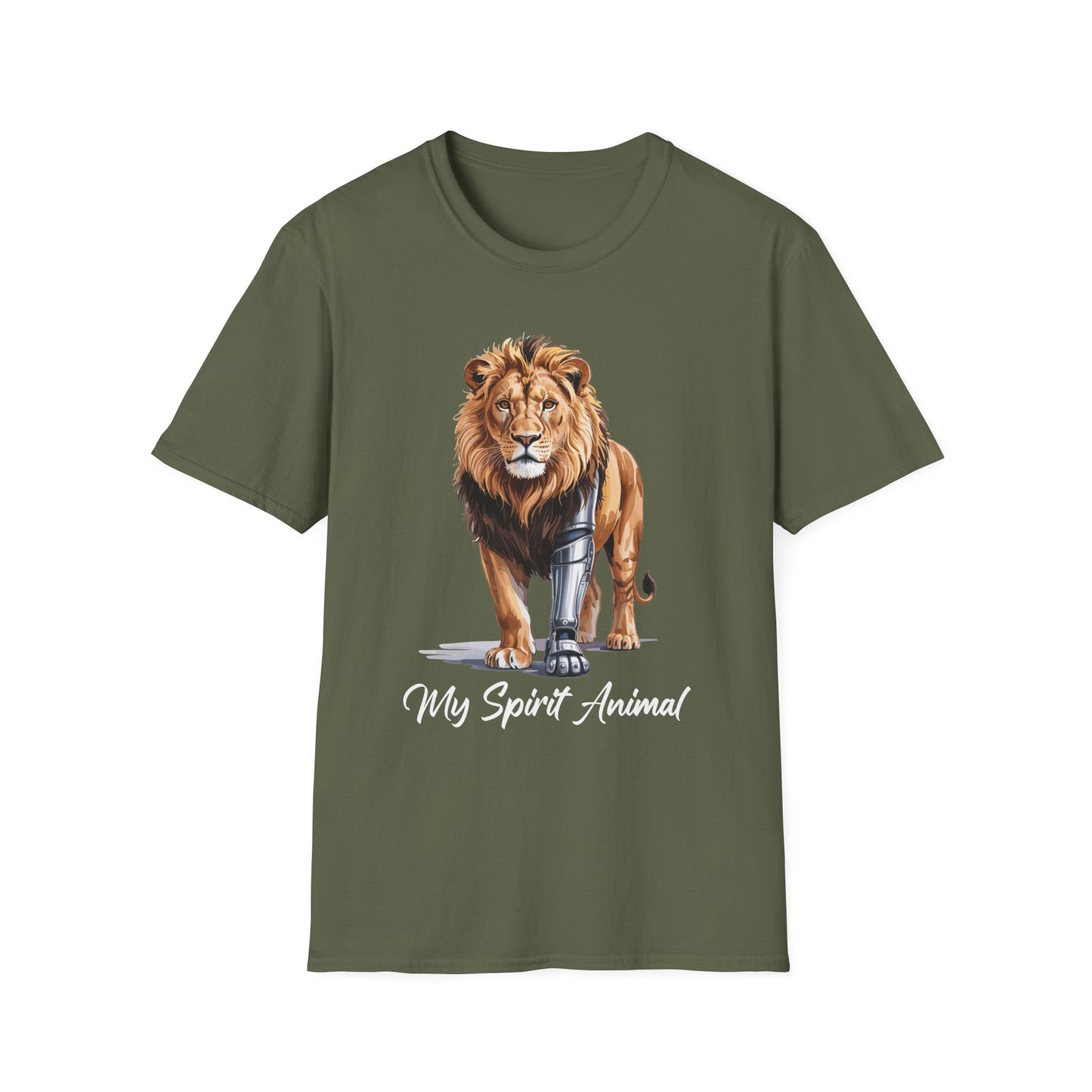 Amputee Humor, Limb Loss Awareness Tee,   Lion Tee B