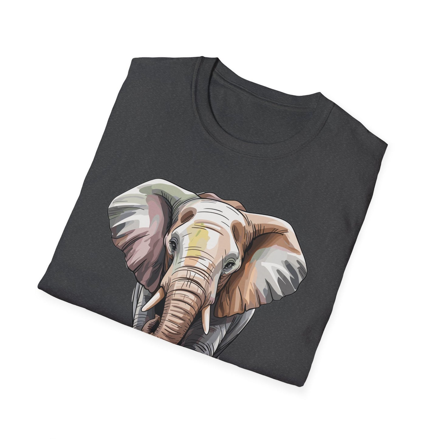 Elephant with Prosthetic Leg T-Shirt — Strong Standing Elephant Design
