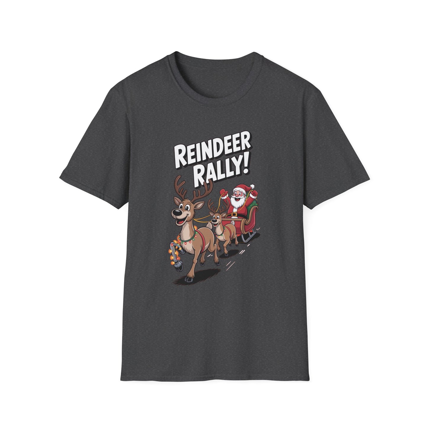 Amputee Humor, Limb Loss Awareness Tee,   Reindeer Rally Leg V1