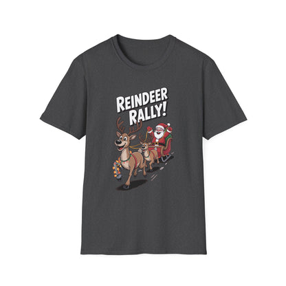 Amputee Humor, Limb Loss Awareness Tee,   Reindeer Rally Leg V1