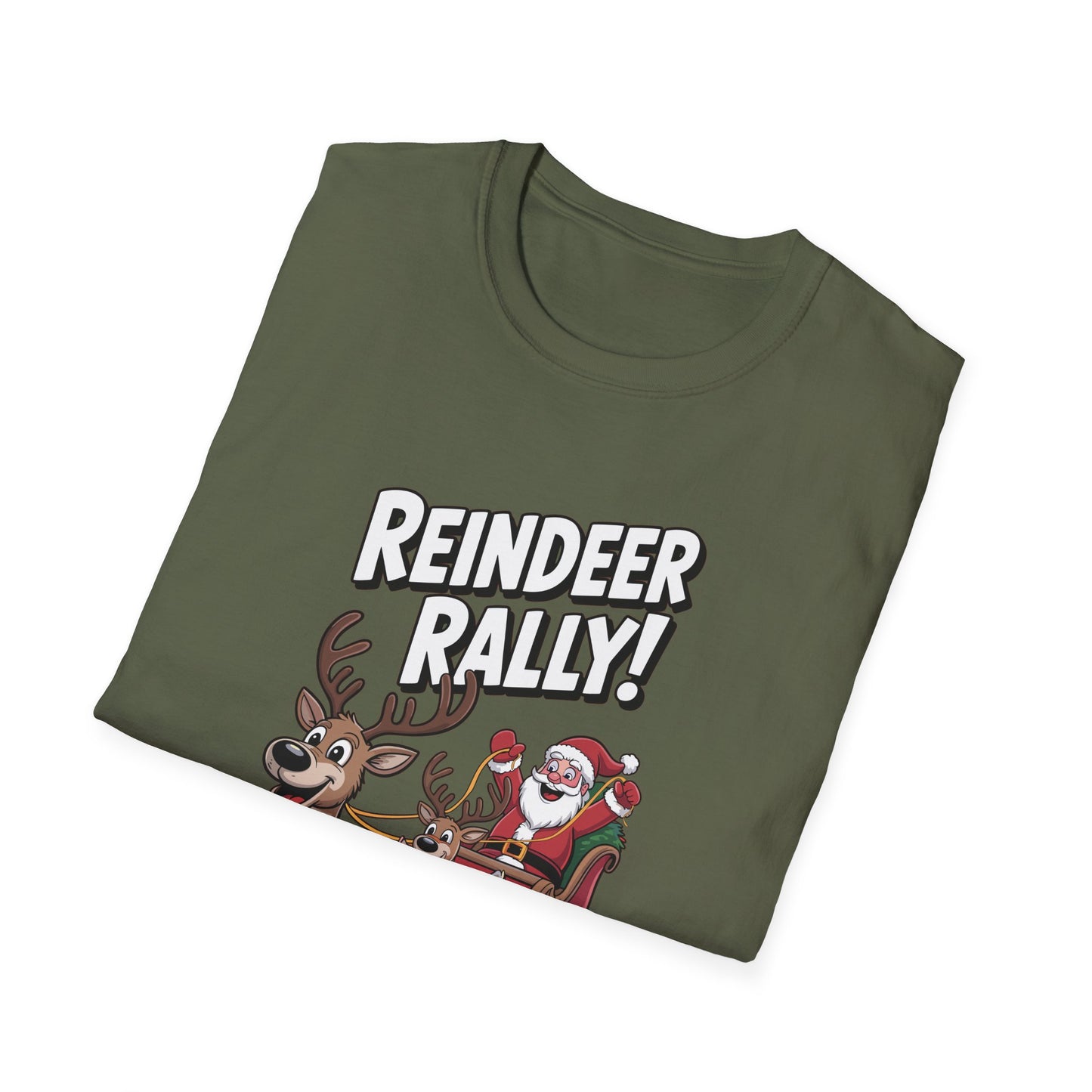 Amputee Humor, Limb Loss Awareness Tee,   Reindeer Rally Leg V1