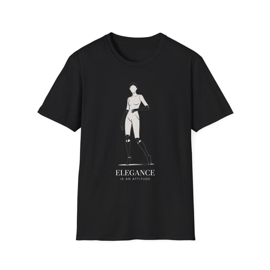 Amputee Humor, Limb Loss Awareness Tee,   Elegance Is An Attitude V1b