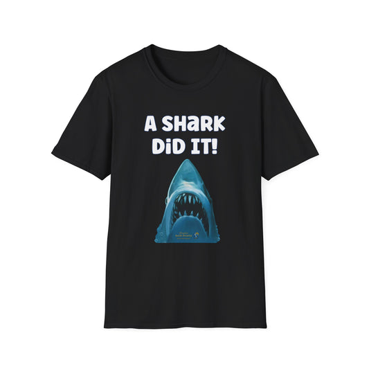 Amputee Humor, Limb Loss Awareness Tee,   A Shark Did It V2 Tank Top Print