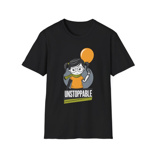 Amputee Humor, Limb Loss Awareness Tee,   Arm Amputee Girl Unstoppable V1 Print