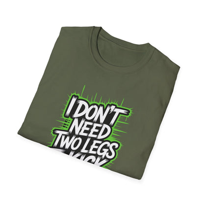 Amputee Humor, Limb Loss Awareness Tee,   Dont Need 2 Legs To Kick Your V1