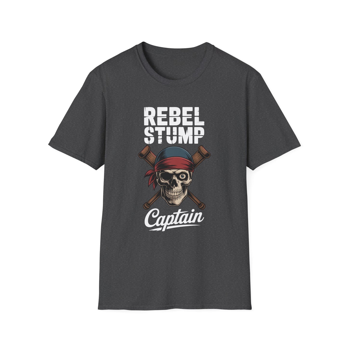 Amputee Humor, Limb Loss Awareness Tee,   Rebel Stump V1b