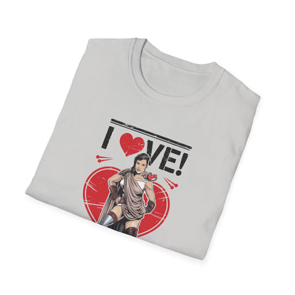 Amputee Humor, Limb Loss Awareness Tee,   I Love My Valentine V2b Print