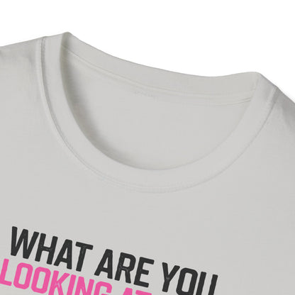 Amputee Humor, Limb Loss Awareness Tee,   What Are You Looking 2 Legged V1b Print