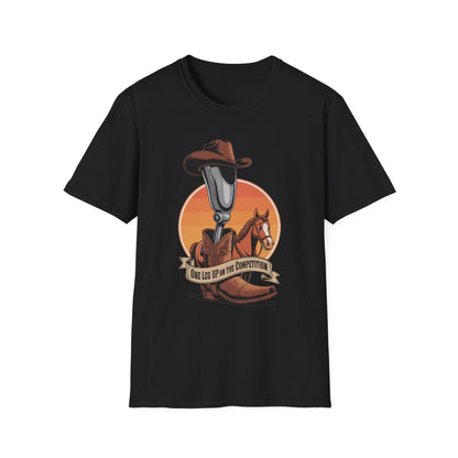 Amputee Humor, Limb Loss Awareness Tee,   One Leg Competition