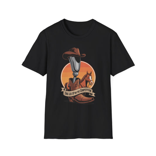 Amputee Humor, Limb Loss Awareness Tee,   One Leg Competition