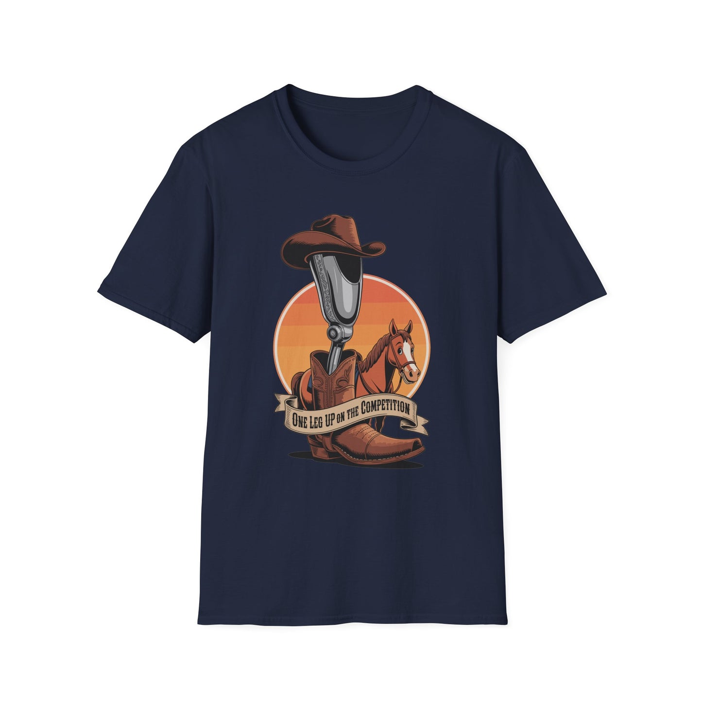 Amputee Humor, Limb Loss Awareness Tee,   One Leg Competition