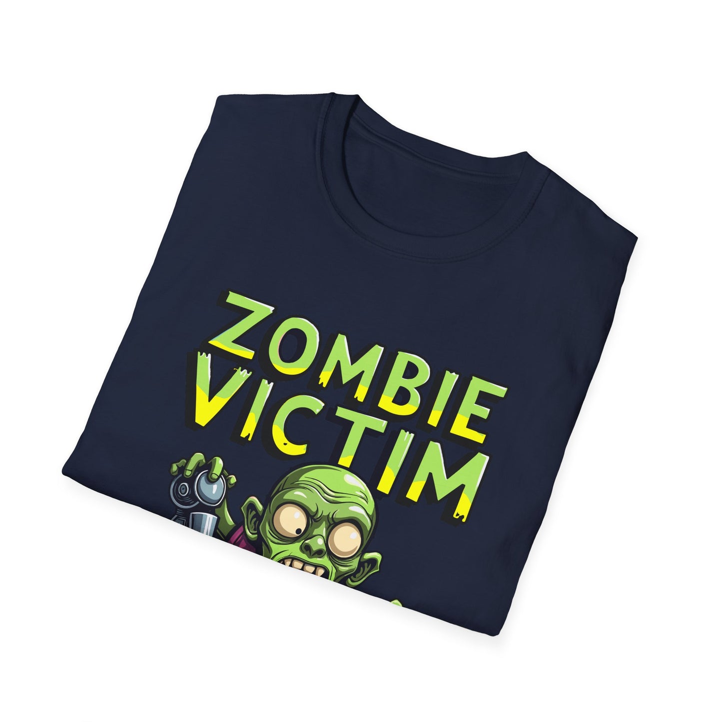 Amputee Humor, Limb Loss Awareness Tee,   Zombie Victim Amp V2 Print