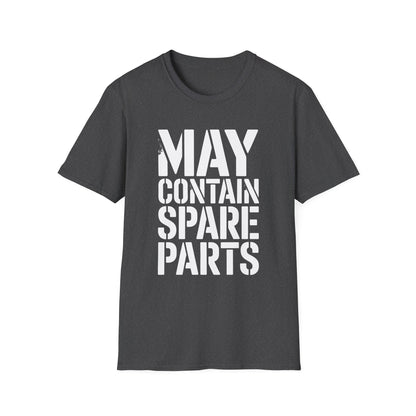 Amputee Humor, Limb Loss Awareness Tee,   May Contain Spare Parts Vb