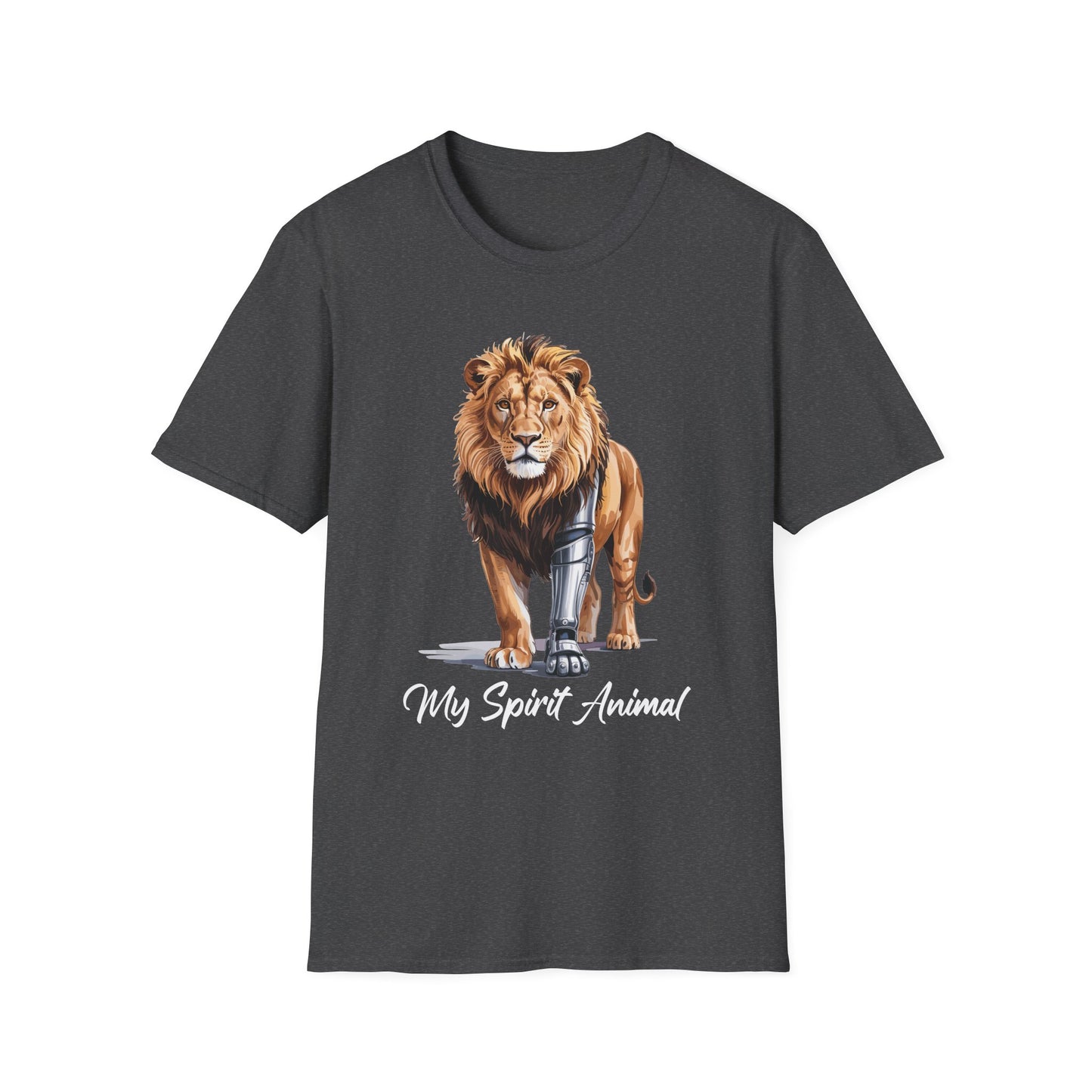 Amputee Humor, Limb Loss Awareness Tee,   Lion Tee B