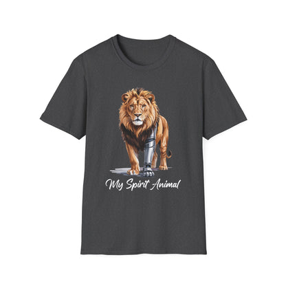 Amputee Humor, Limb Loss Awareness Tee,   Lion Tee B