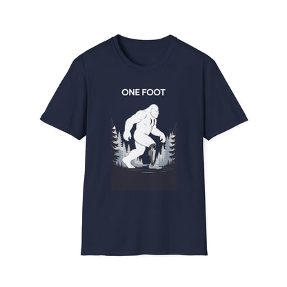 Amputee Humor, Limb Loss Awareness Tee,   One Foot V3b