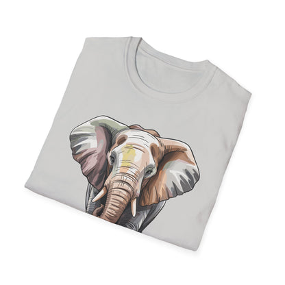 Elephant with Prosthetic Leg T-Shirt — Strong Standing Elephant Design