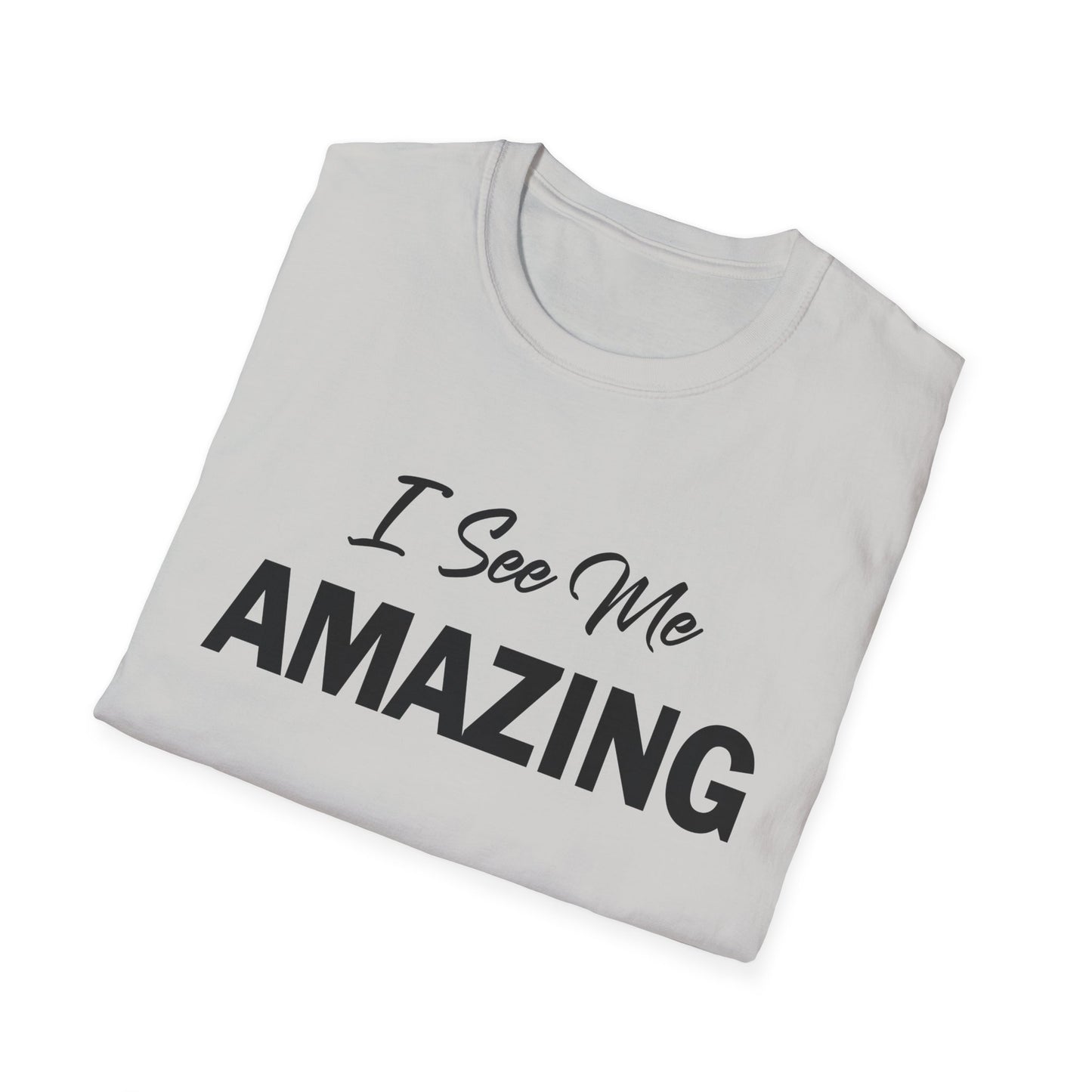 Amputee Humor, Limb Loss Awareness Tee,   I See Me Amazing V1 Blk Print