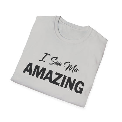 Amputee Humor, Limb Loss Awareness Tee,   I See Me Amazing V1 Blk Print
