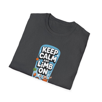 Amputee Humor, Limb Loss Awareness Tee,   Keep Calm Limb On V2