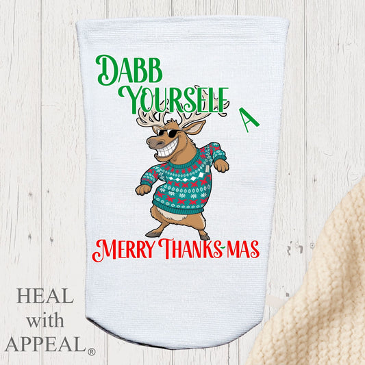 Amputee Sock, "Dab yourself Christmas V3" 3ply Stump Sock