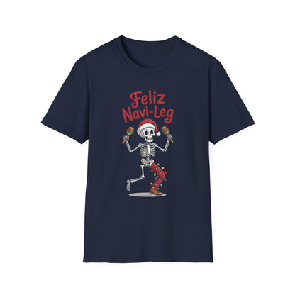 Amputee Humor, Limb Loss Awareness Tee,   Feliz Navi Leg V2