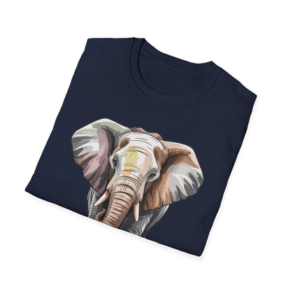 Elephant with Prosthetic Leg T-Shirt — Strong Standing Elephant Design